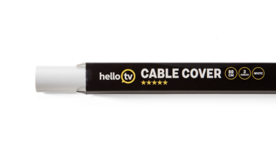HelloTV Kabelgoot 80 cm TBV 3 kabels Wit