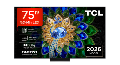 TCL 75A400U   75" QD Mini LED (2026)